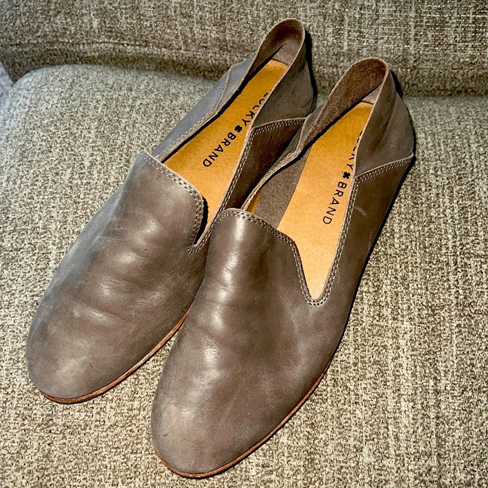 Lucky brand leather loafers